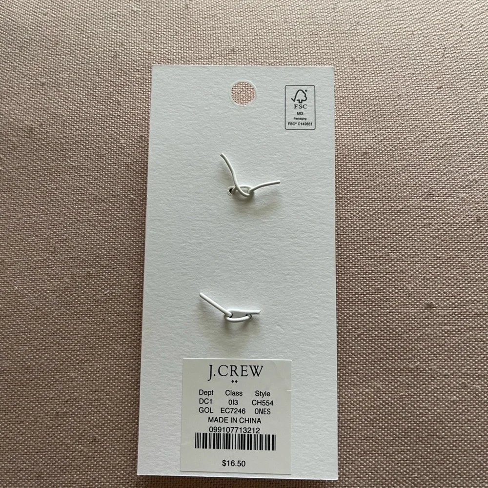 J.Crew Factory Gold Anchor & Compass Charm Set - Picture 2 of 5